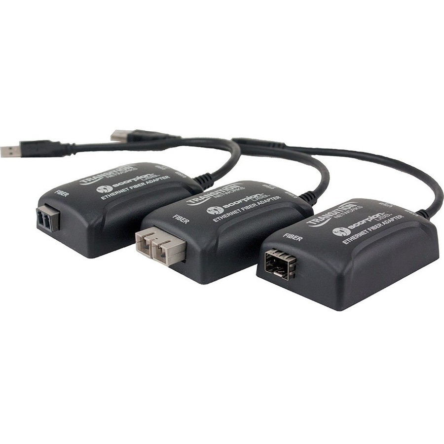 Transition Networks USB 3.0 to Ethernet 1000Base-SX Multimode (LC)