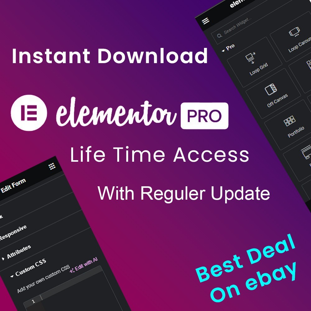 👉Elementor Pro page builder💯 GPL Latest Version