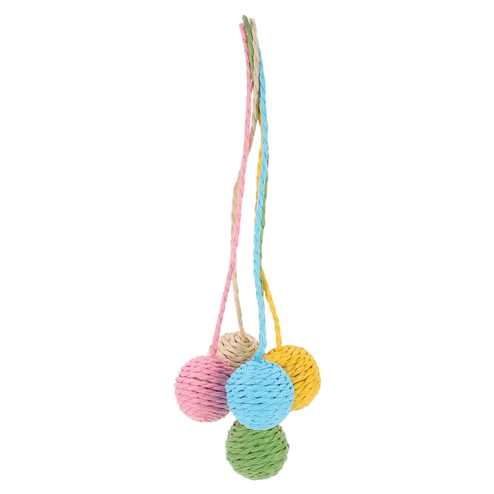 5 PCS Cat Scratching Ball Toy Attachments Post Replacement Replaceable