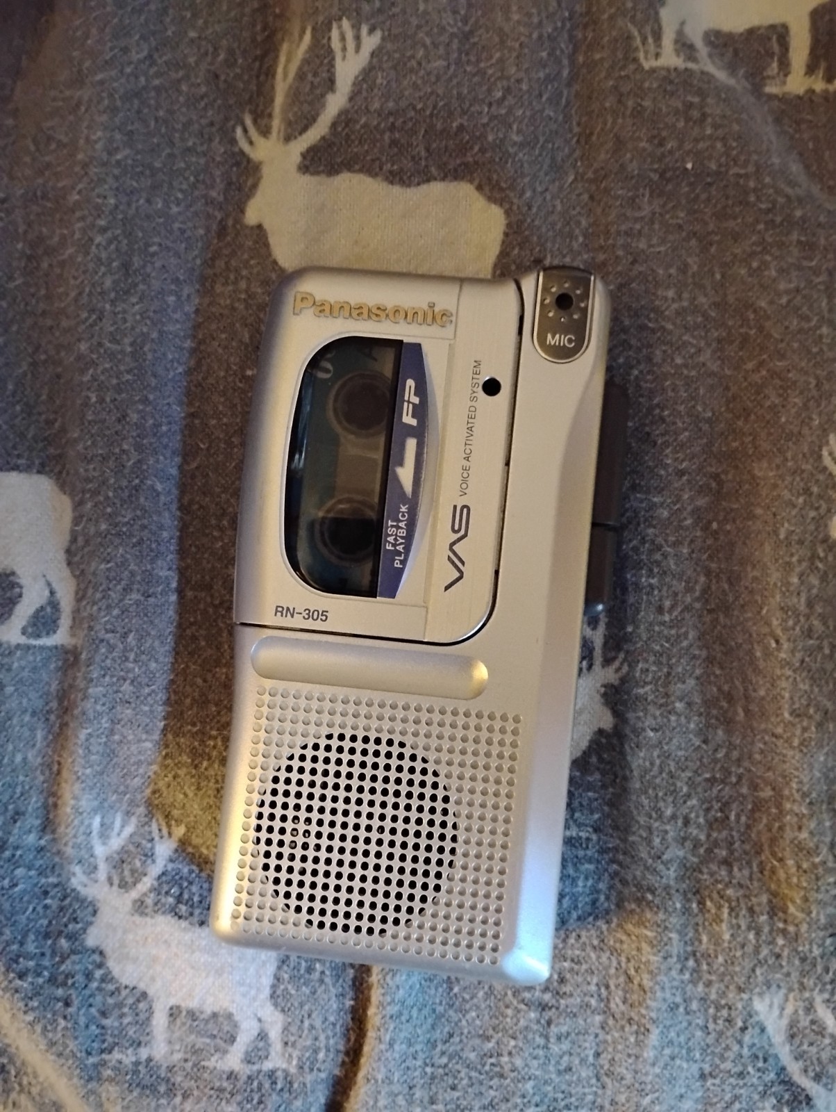 Panasonic RN-305 Voice Recorder & Sony Walkman FM/AM Cassette Player Lot