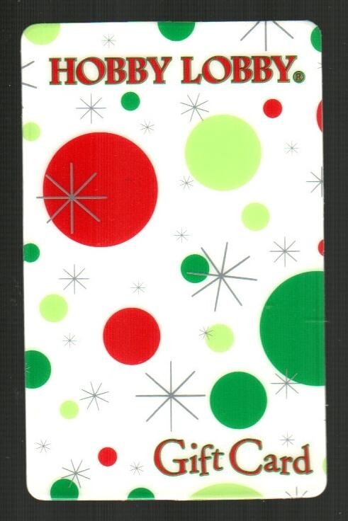 HOBBY LOBBY Snowflakes and Holiday Lights ( 2005 ) Gift Card ( $0 )