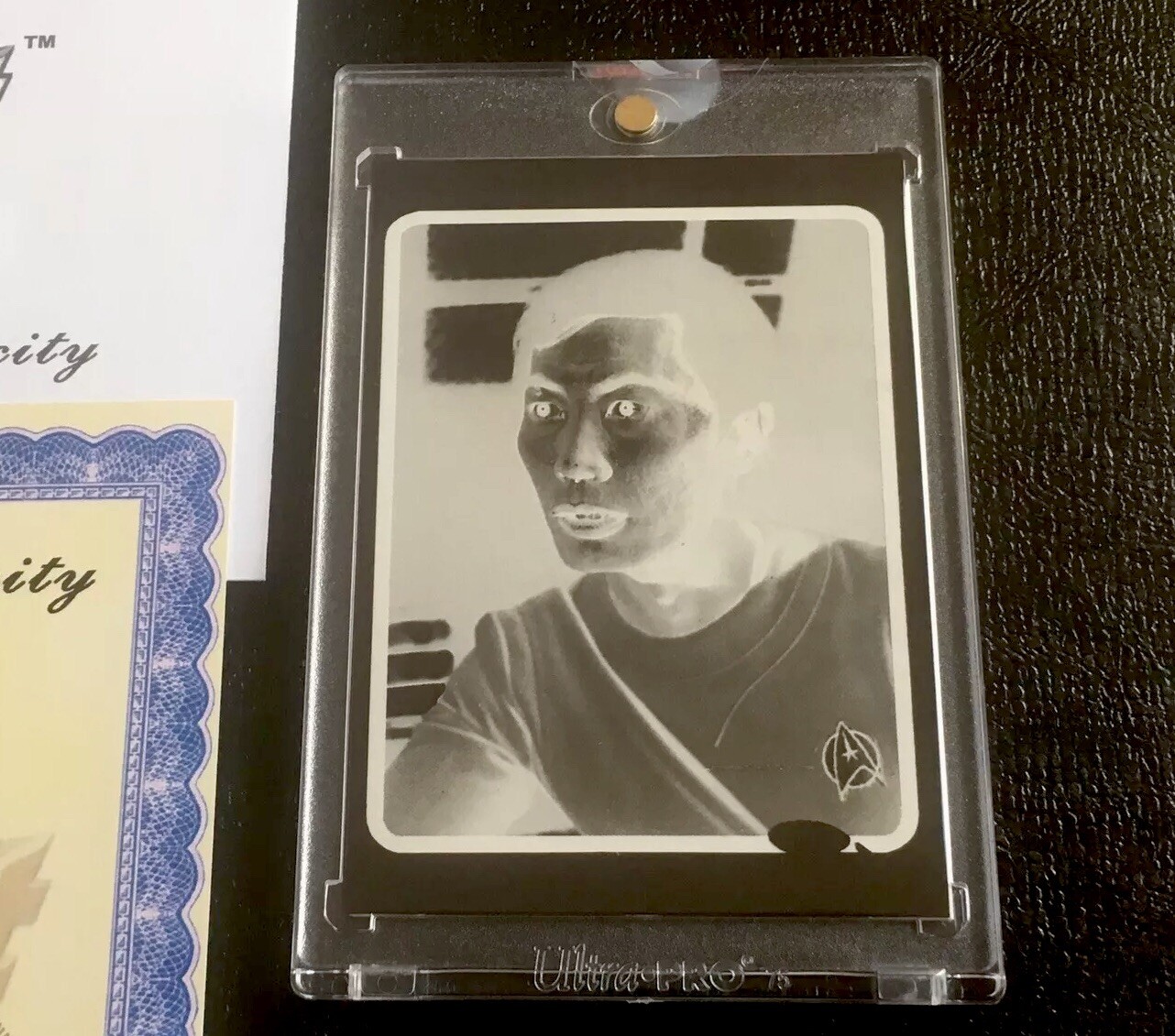 1979 Star Trek Topps Vault Mask Negative The Motion Picture 16 Sulu George Takei