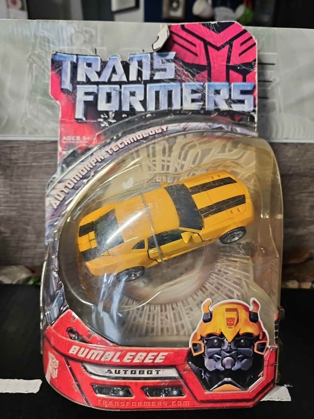 Hasbro 2007 Transformers Bumblebee Camaro Concept Mode 1:32 Scale Plastic Car