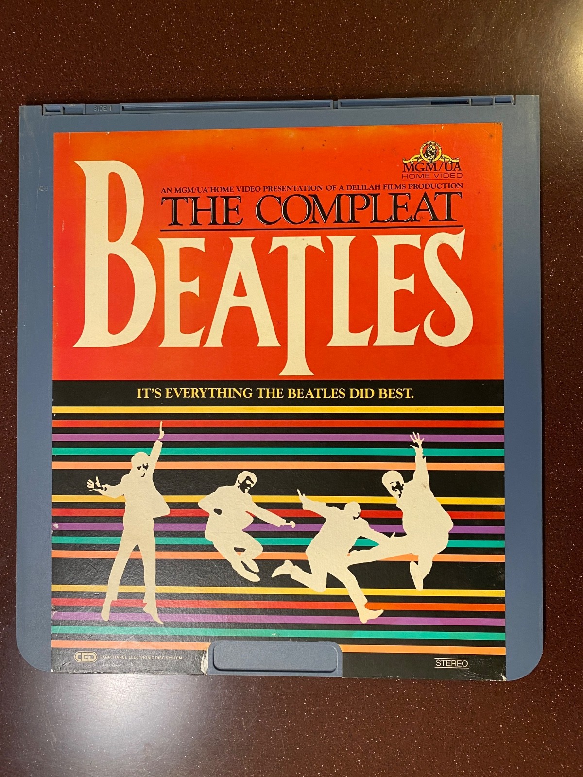 The Compleat Beatles Movie RCA SelectaVision CED Videodisc MGM/UA 1981