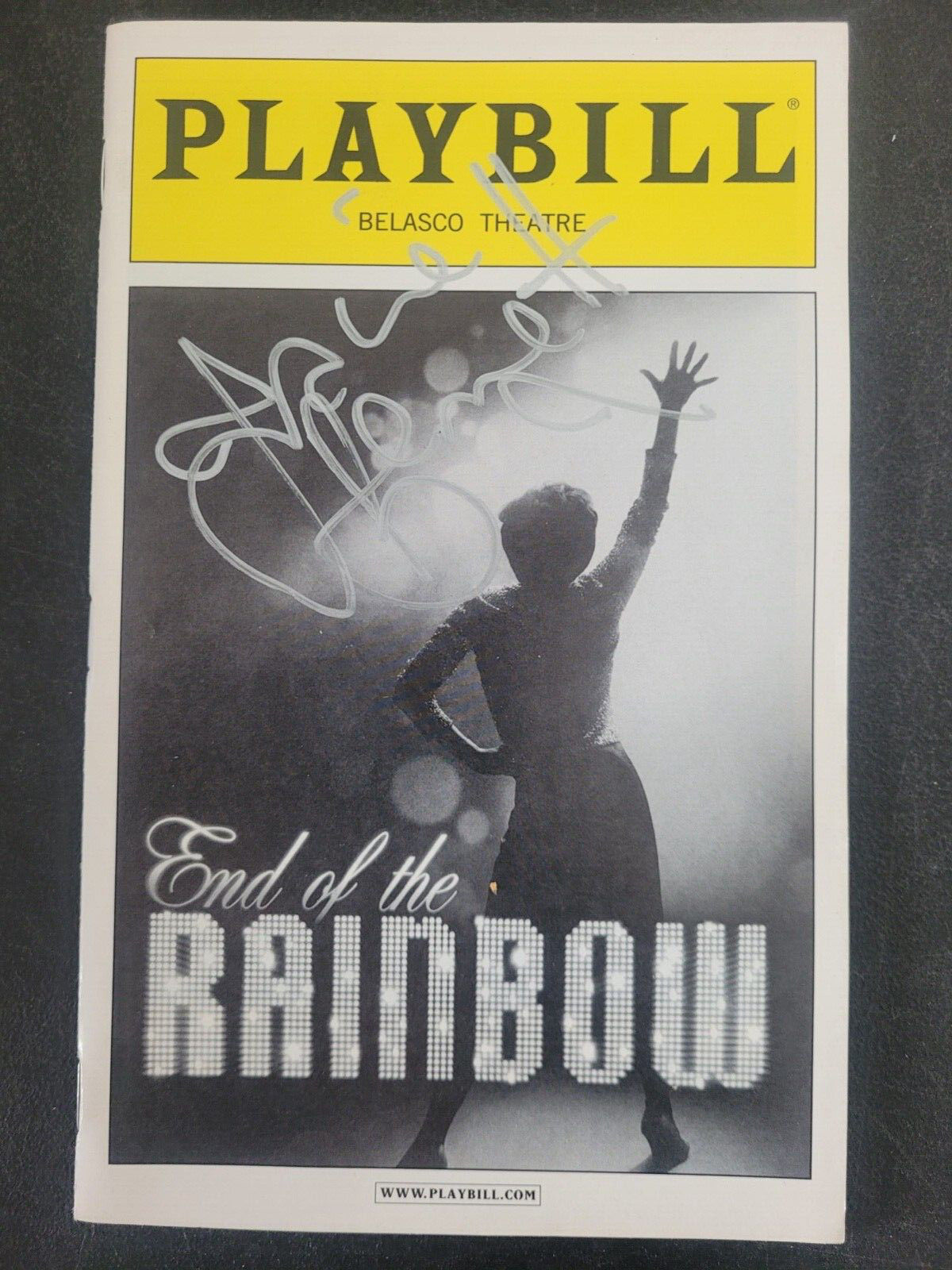 END OF THE RAINBOW PLAYBILL MAGAZINE April 2012 AUTOGRAPHED TRACIE BENNET+! x3!