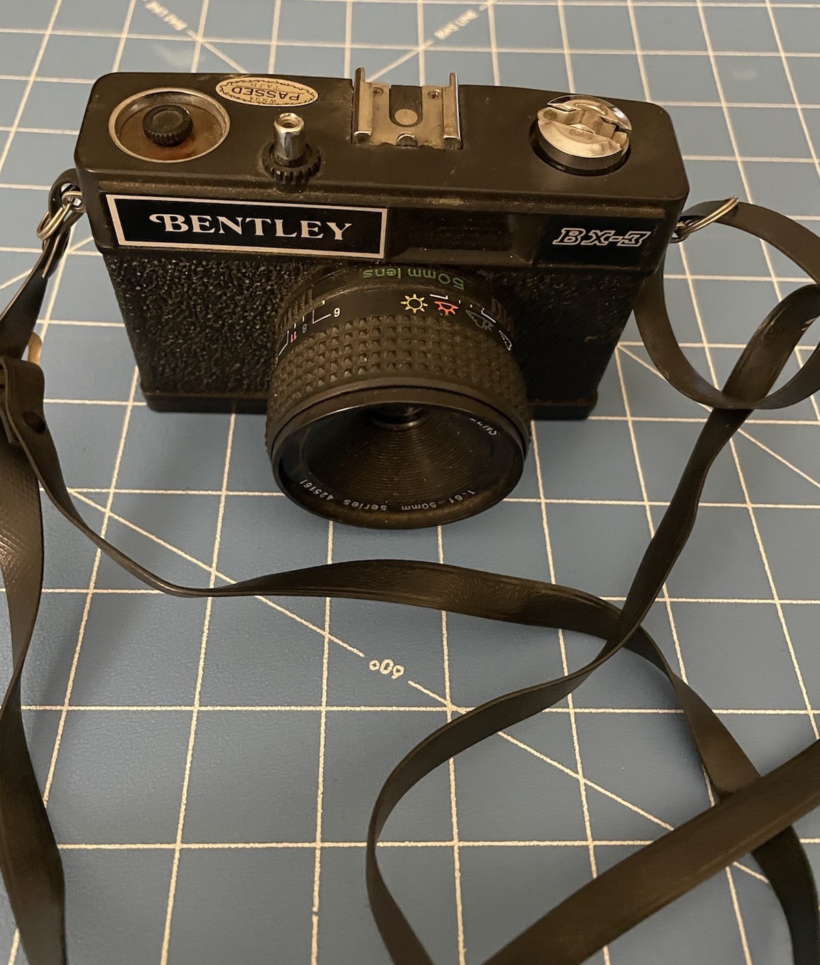 Vintage Bentley BX-3 Point & Shoot 50mm Film Camera With Original Strap