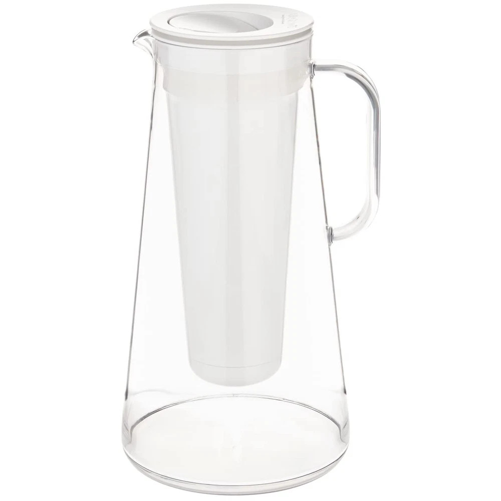 Premium Water Filter Pitcher 7 Cup Removes Bacteria Microplastics BPA Free