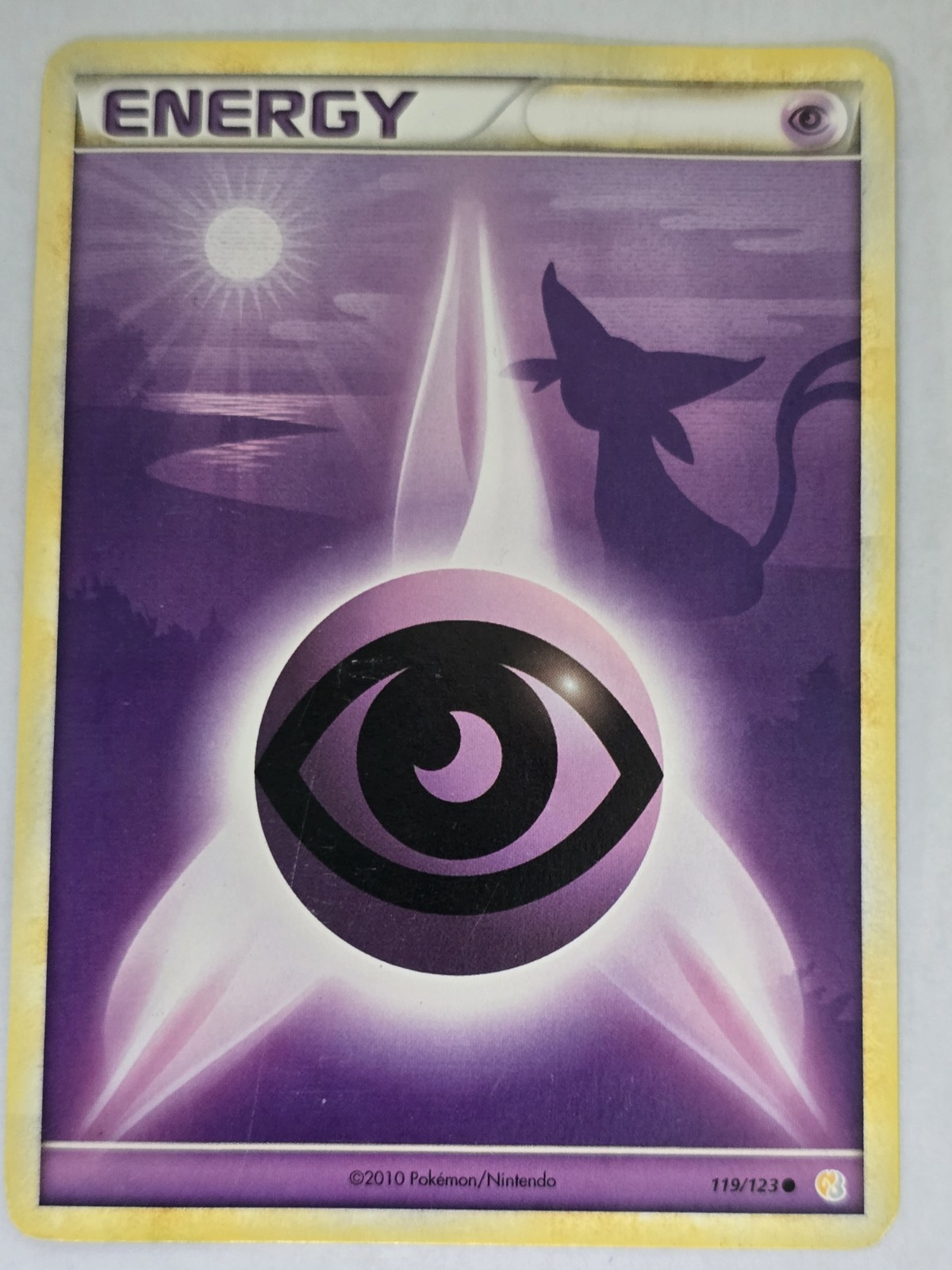 Pokémon Psychic Energy Basic Energy Heartgold & Soulsilver 119/123 Espeon AS IS