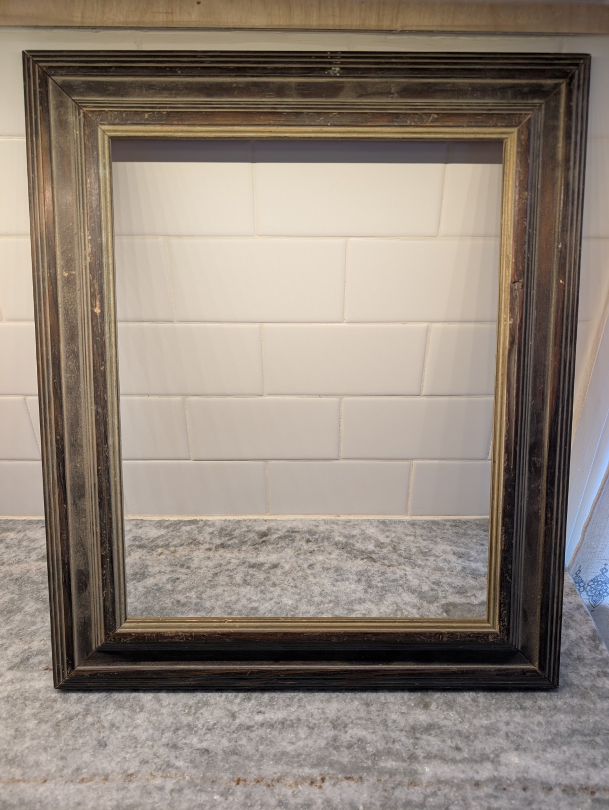 Rustic Antique Solid Wood Picture Frame, Fits 11 x 14