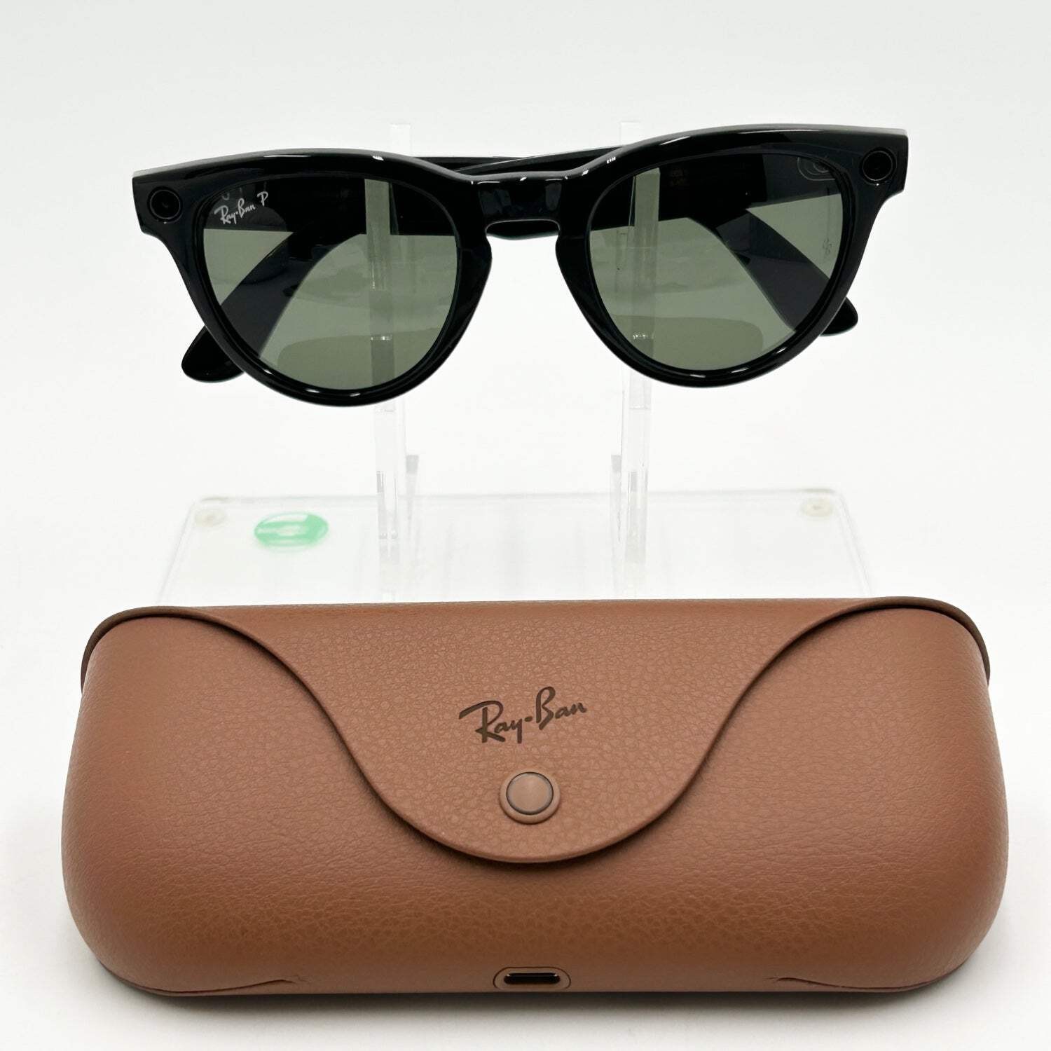 Ray-Ban Meta Headliner Gen 1 Shiny Black Standard RW4009 601/9A AI Smart Glasses