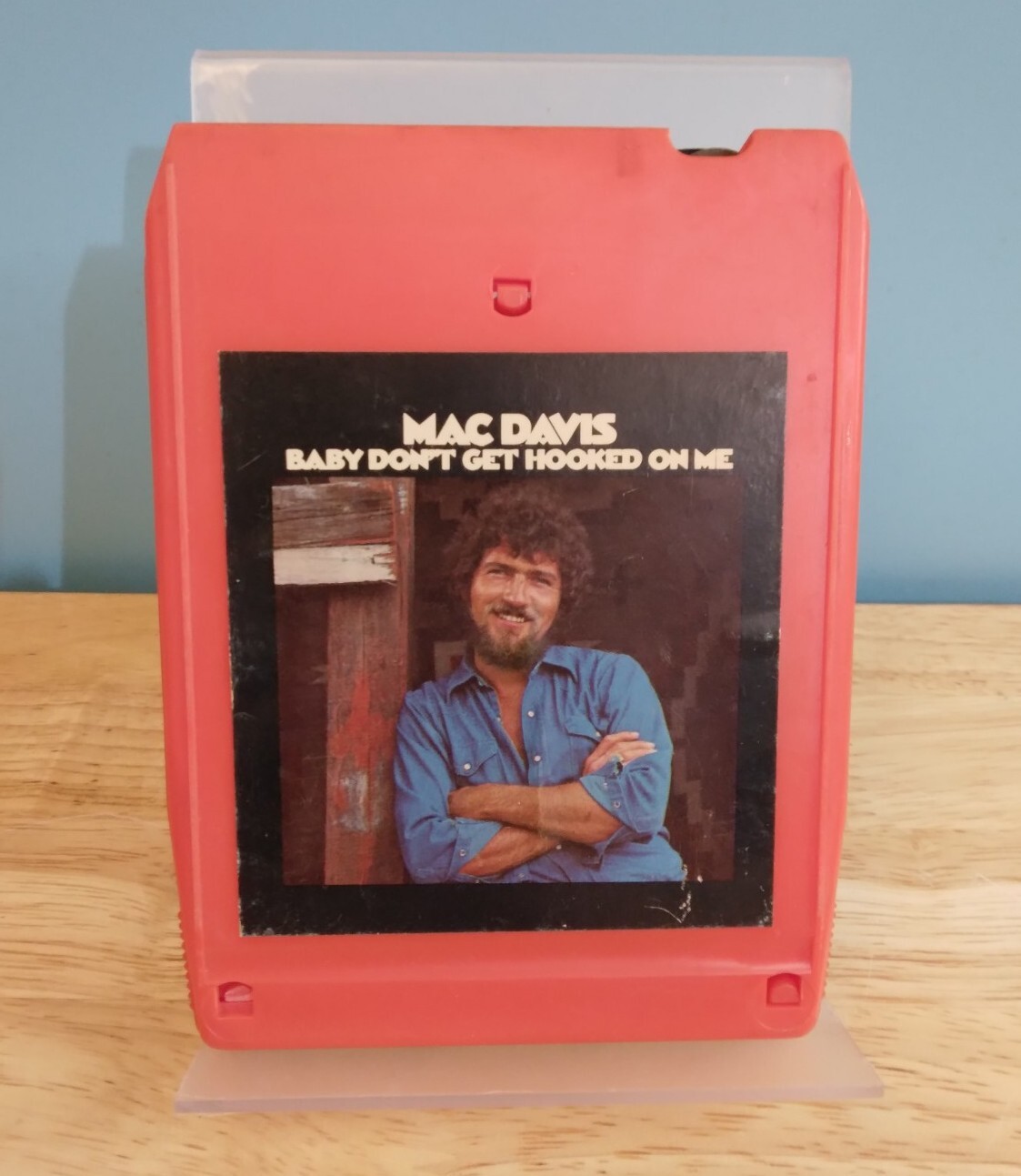 MAC DAVIS - BABY DON'T GET HOOKED ON ME - 8-TRACK TAPE - (1972) - CA 31770