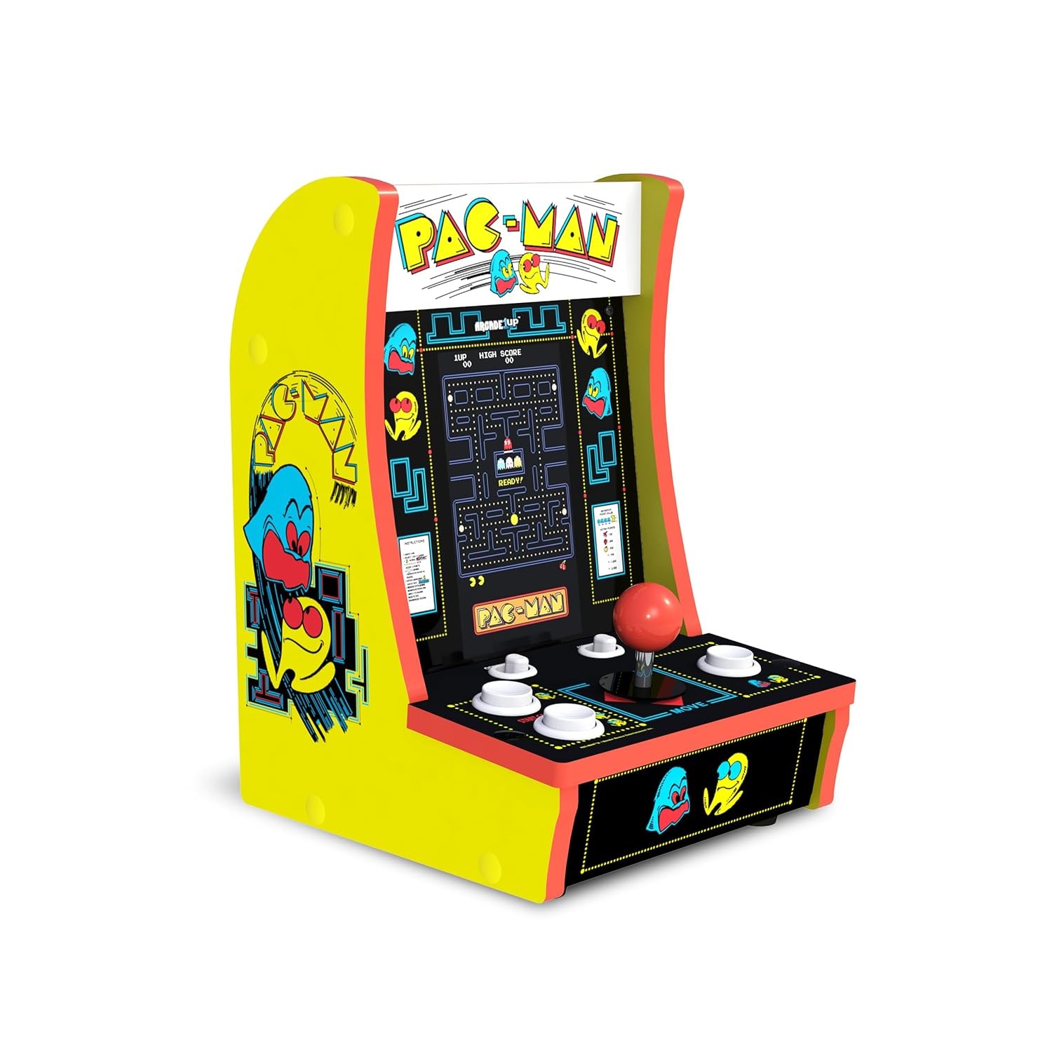 Used Arcade1Up Pac-Man Countercade Arcade – 3 Games, 7" LCD A1U Retro