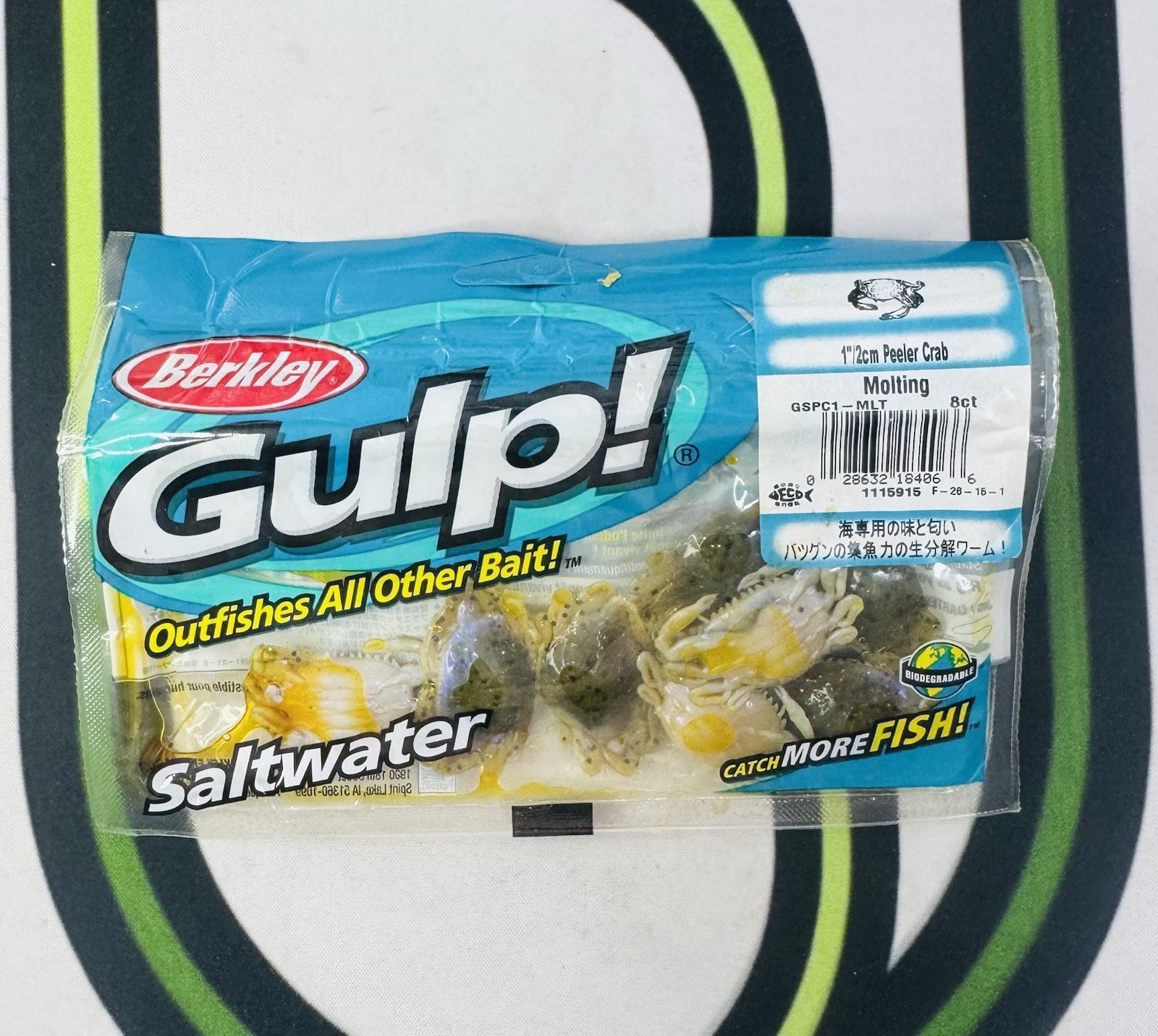 Berkley Gulp 1”/2cm Peeler Crab Saltwater Fishing Lure Molting 8ct GSPC1-MLT