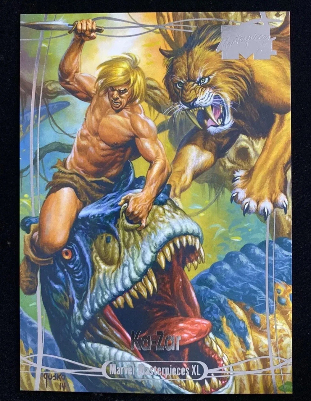 2023 Upper Deck Skybox Marvel Masterpieces XL KA-ZAR #15 X-MEN Comic
