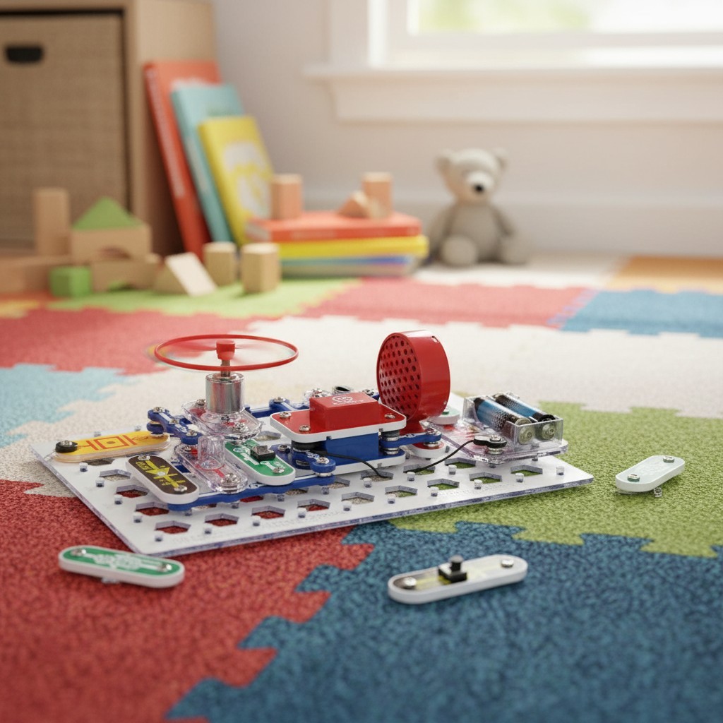 Hands-On Electronics Kit for Kids 8+ - Build 100+ Projects Safely and Easily