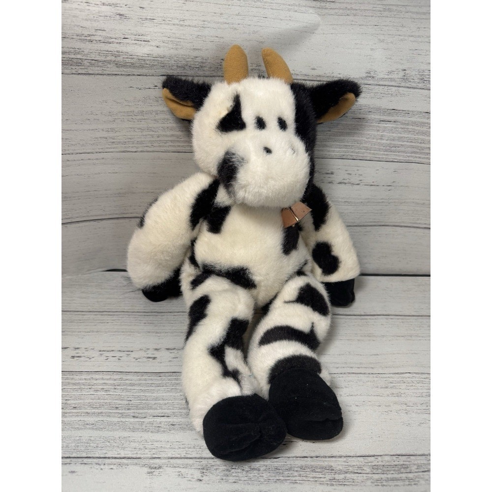Retired HOLSTEIN COW Build-A-Bear Workshop Plush Animal Toy