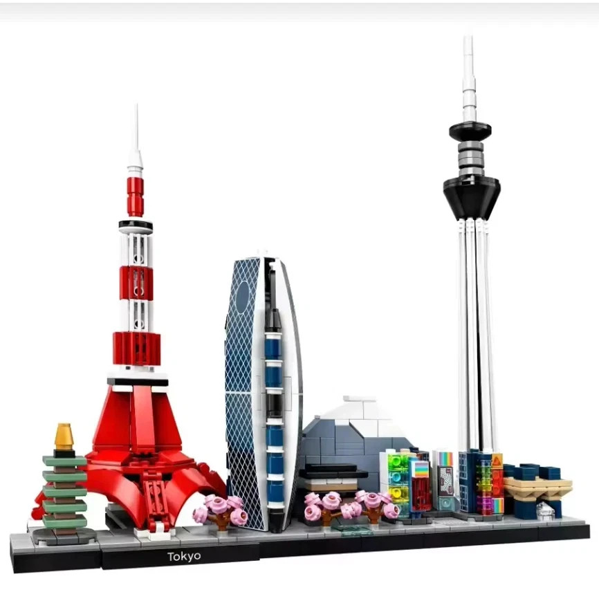 ARCHITECTURE: Tokyo Skyline (547 Pieces) NO BOX