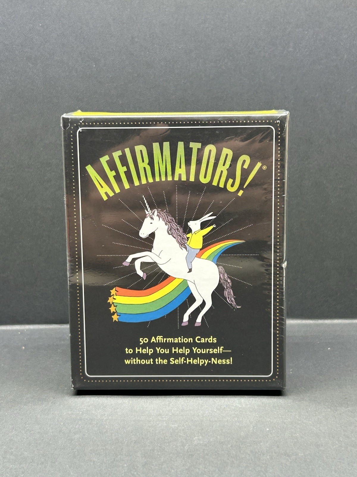 Affirmators! Boxed Set 50 Self Help Feel Good Affirmation Cards & Unpack That