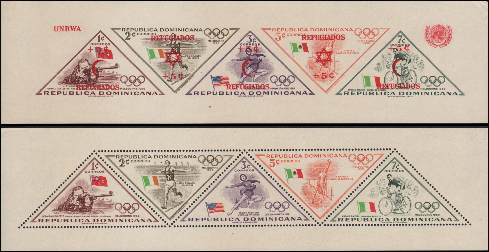 Dominican Republic #484-488//CB7-CB12 MNH s/s's