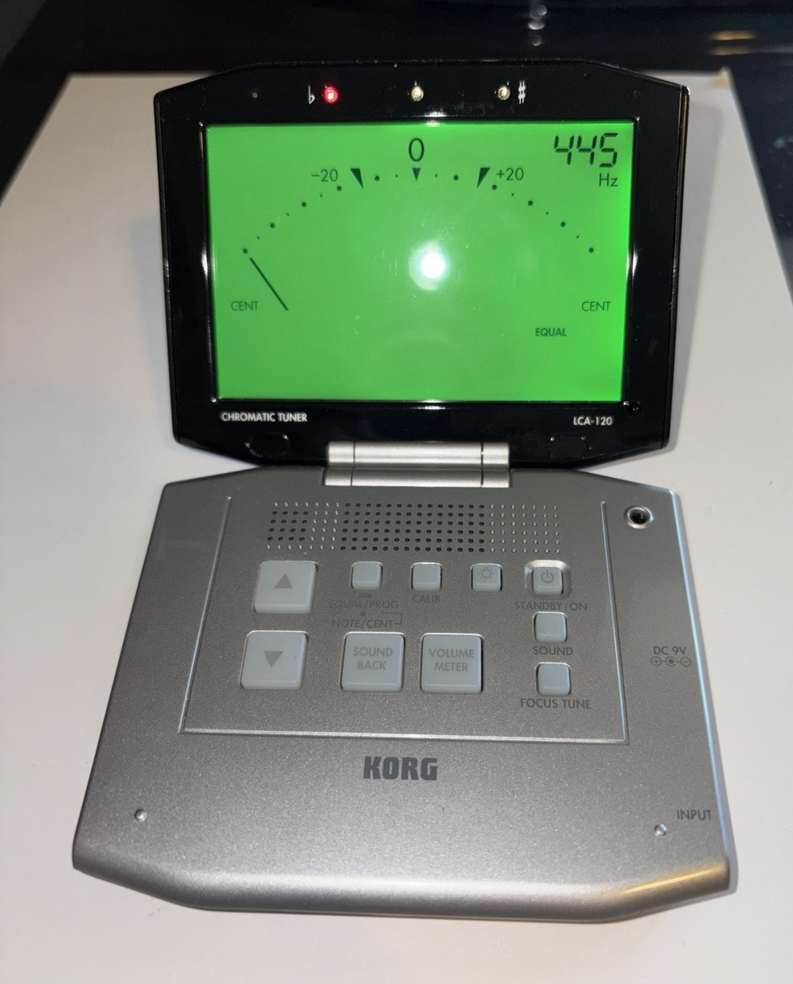 Korg LCA-120 Chromatic Music Tempo Metronome Tuning