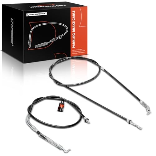 2-PC Set Rear Driver and Passenger Side Brake Cable Assembly