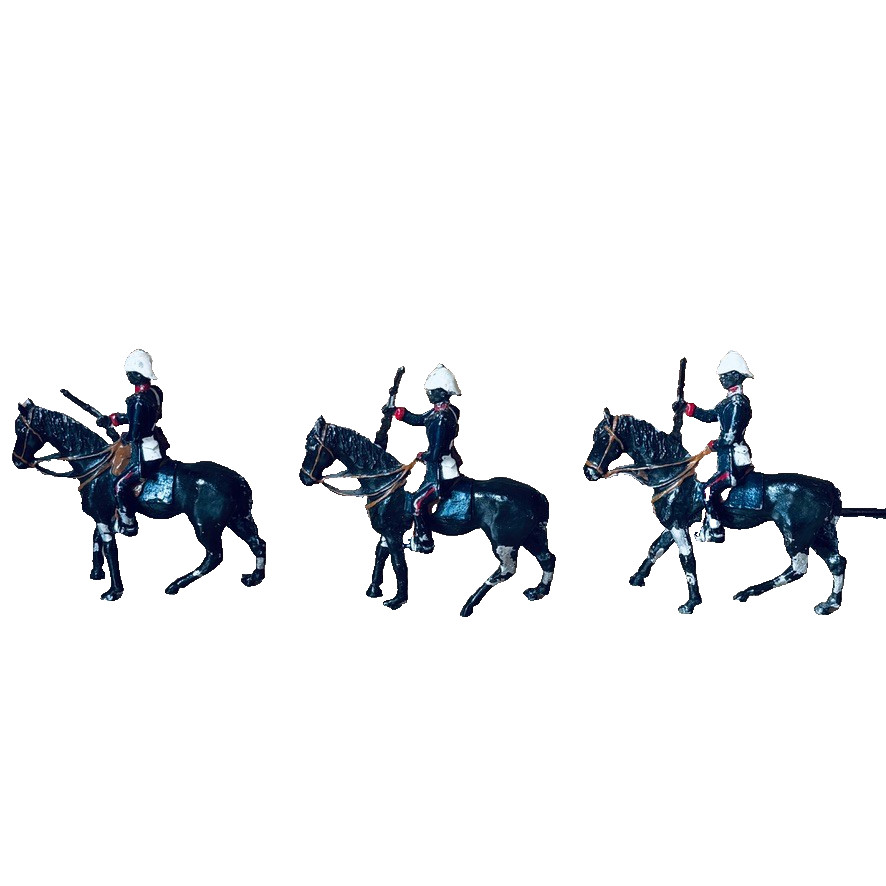 Diecast Nostalgia British Honduras Police Shamus Wade Mounted Horseback Horse x3