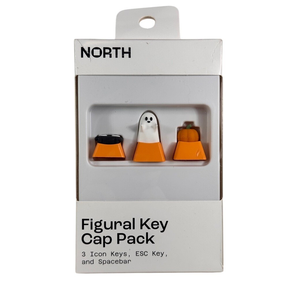 NORTH Figural Key Cap Pack Mechanical Keyboard Halloween Pumpkin Ghost