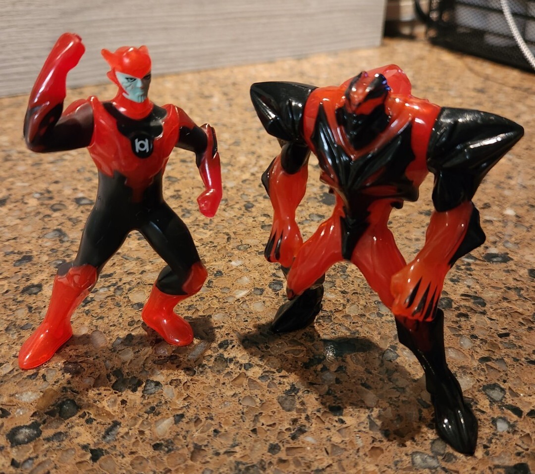 Max Steel Miles Dread And Green Lantern Razor, McDonald's Toys