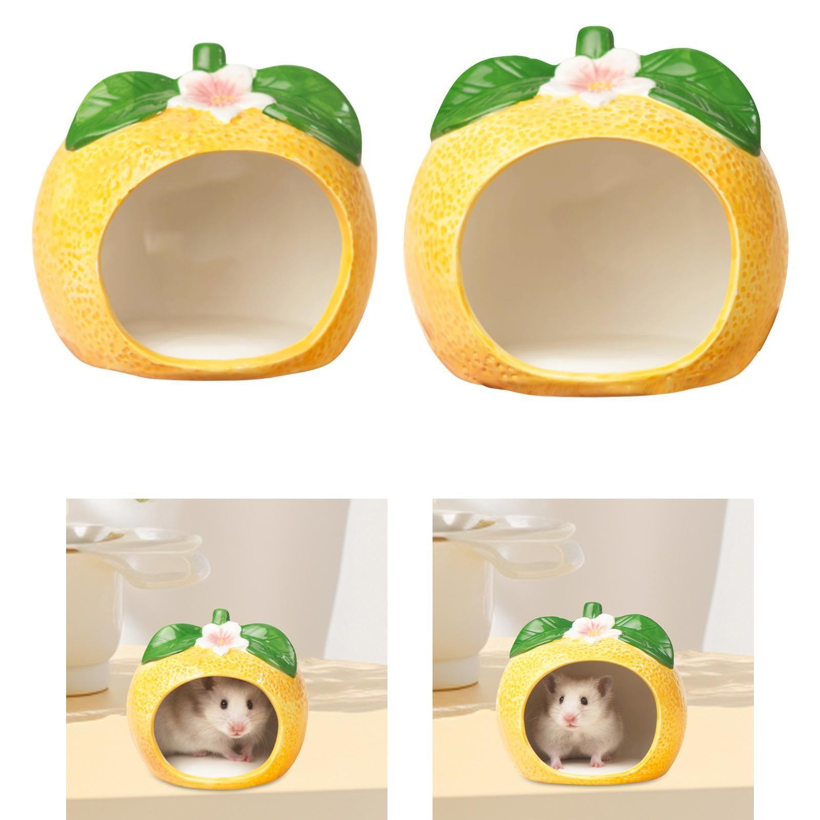 Ceramic Hamster House Hamster Cage Accessories Nest Cave Cute Hut Small Animal