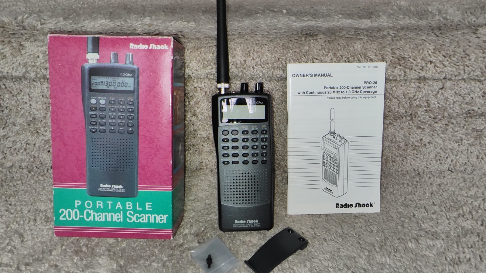  Unused, & Collectible Radioshack Pro-26  1.3GHz Scanner W/ Box/Mint