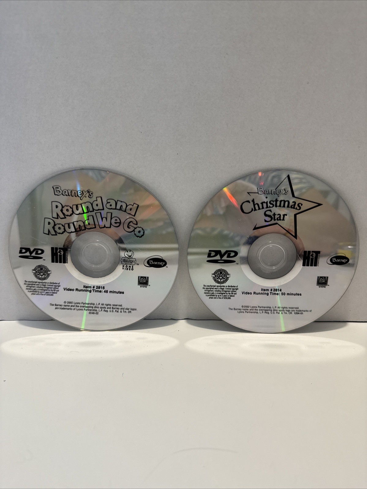 Barney Lot, Round and Round We Go and Barney’s Christmas Star