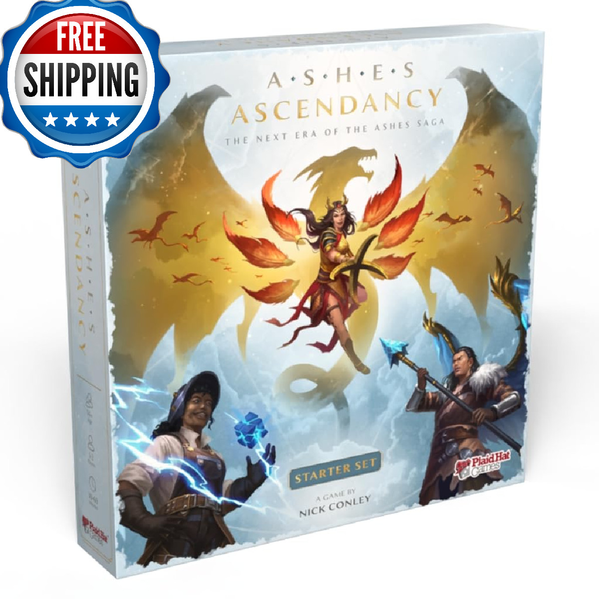 Ashes Reborn Ascendancy Starter Set Plaid Hat Games Ages 14+ 1-2 Players 30-60 M
