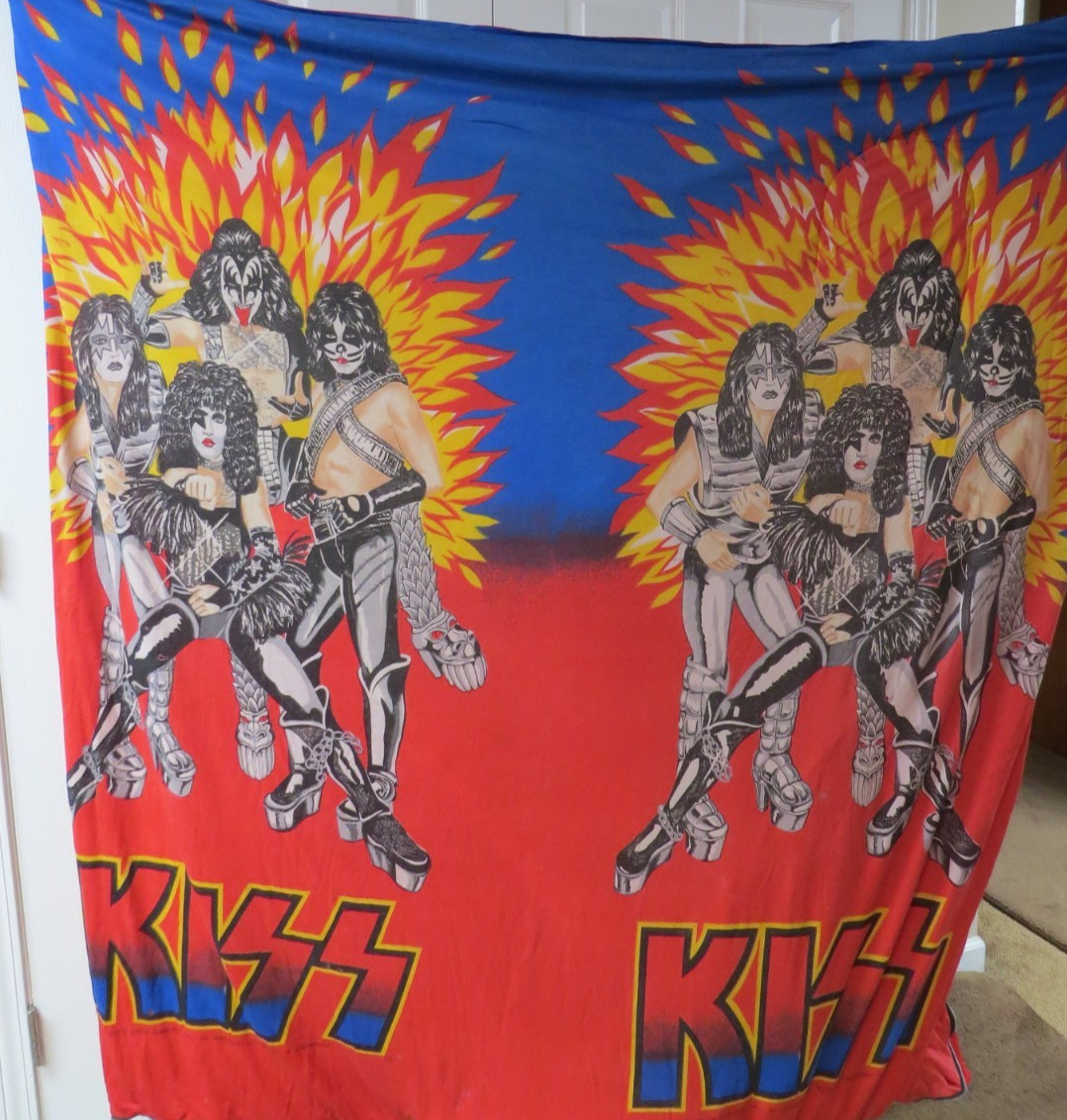 KISS SLEEPING BAG  -   1978 VINTAGE AUCOIN  -  FREHLEY CRISS SIMMONS STANLEY