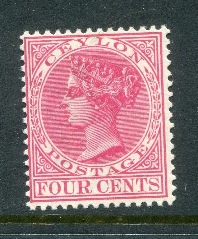 Ceylon #89 Victoria 4 P. [Mint Hinged]