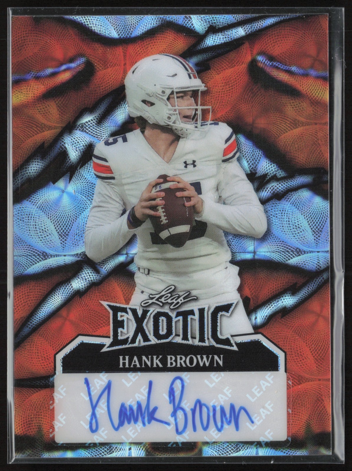 2024 Leaf Eclectic Hank Brown Exotic Kaleidoscope Clown Fish /10 #E-HB2 Auto