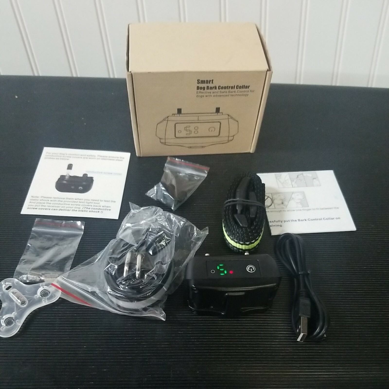 Dog Bark Collar-5 Adjustable Sensitivity and Intensity Levels Dual