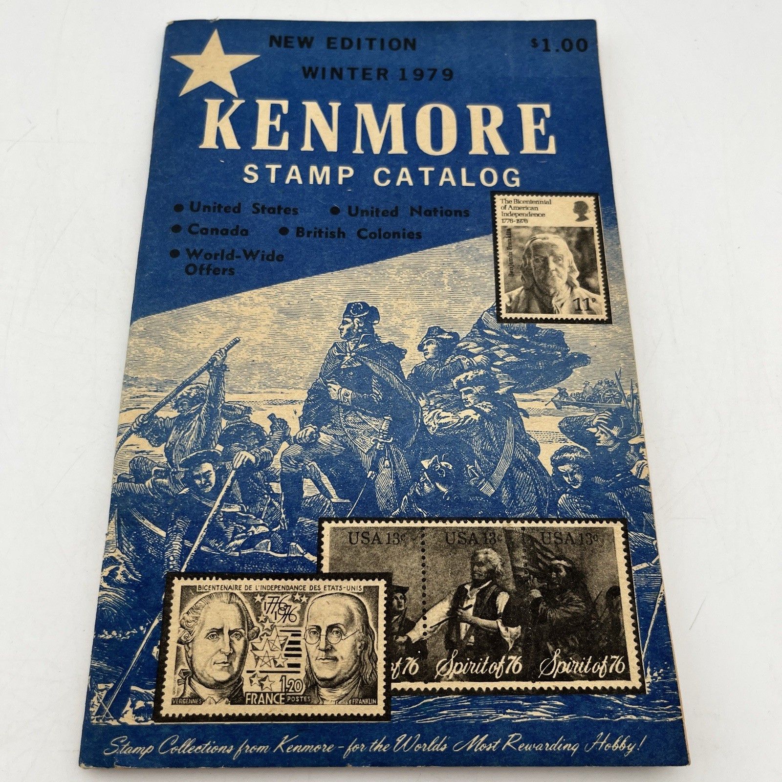 Kenmore Stamp Catalog 1975-1976 Philatelist Supply Catalog Ephemera