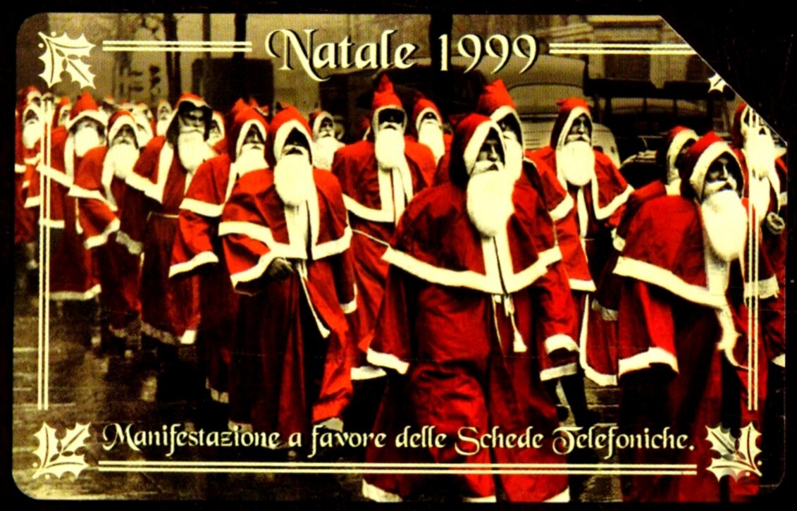 G 1112 C&C 3188 Used Phone Card Christmas 1998 Less Letters