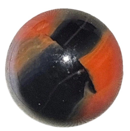 Vintage Marble King Wasp Marble 5/8”