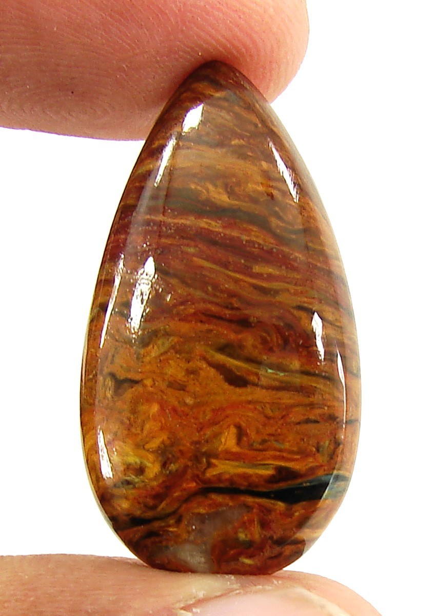 20.00 Ct Natural Pietersite Loose Gemstone Cabochon Wire Wrap Stone - 19487