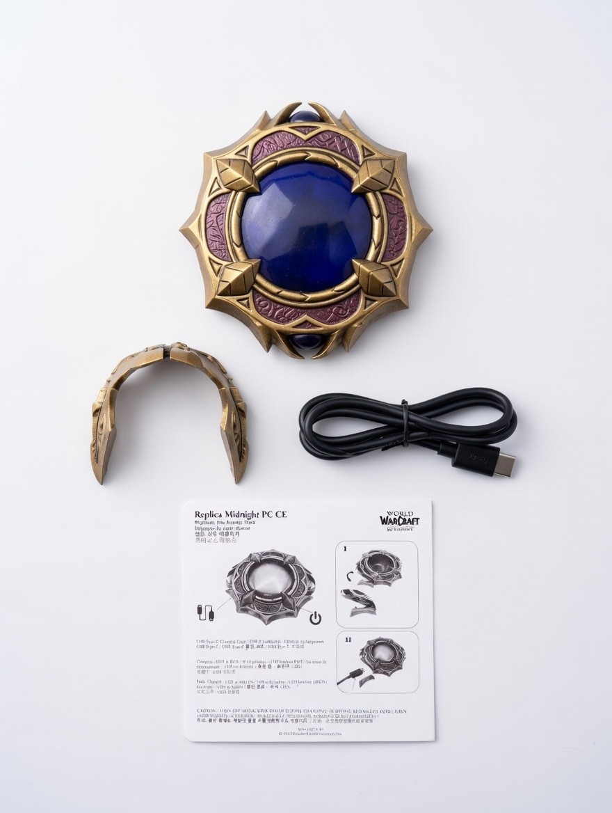 World of Warcraft WoW Midnight Collector's Edition Dark Heart Replica LED Stand