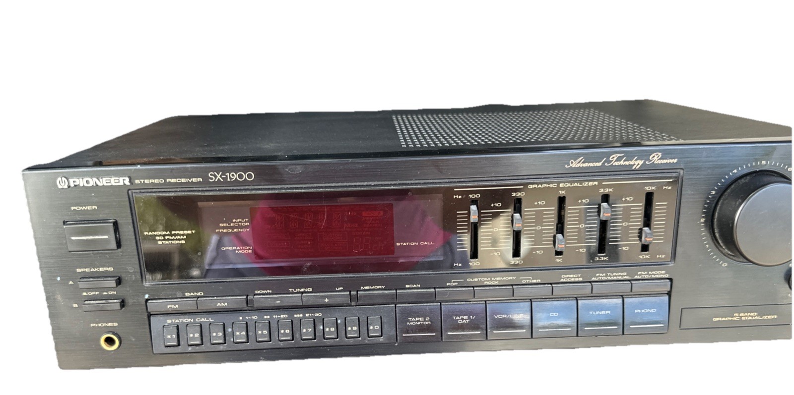 pioneer sx 1900 stereo receiver...barely used great condition 