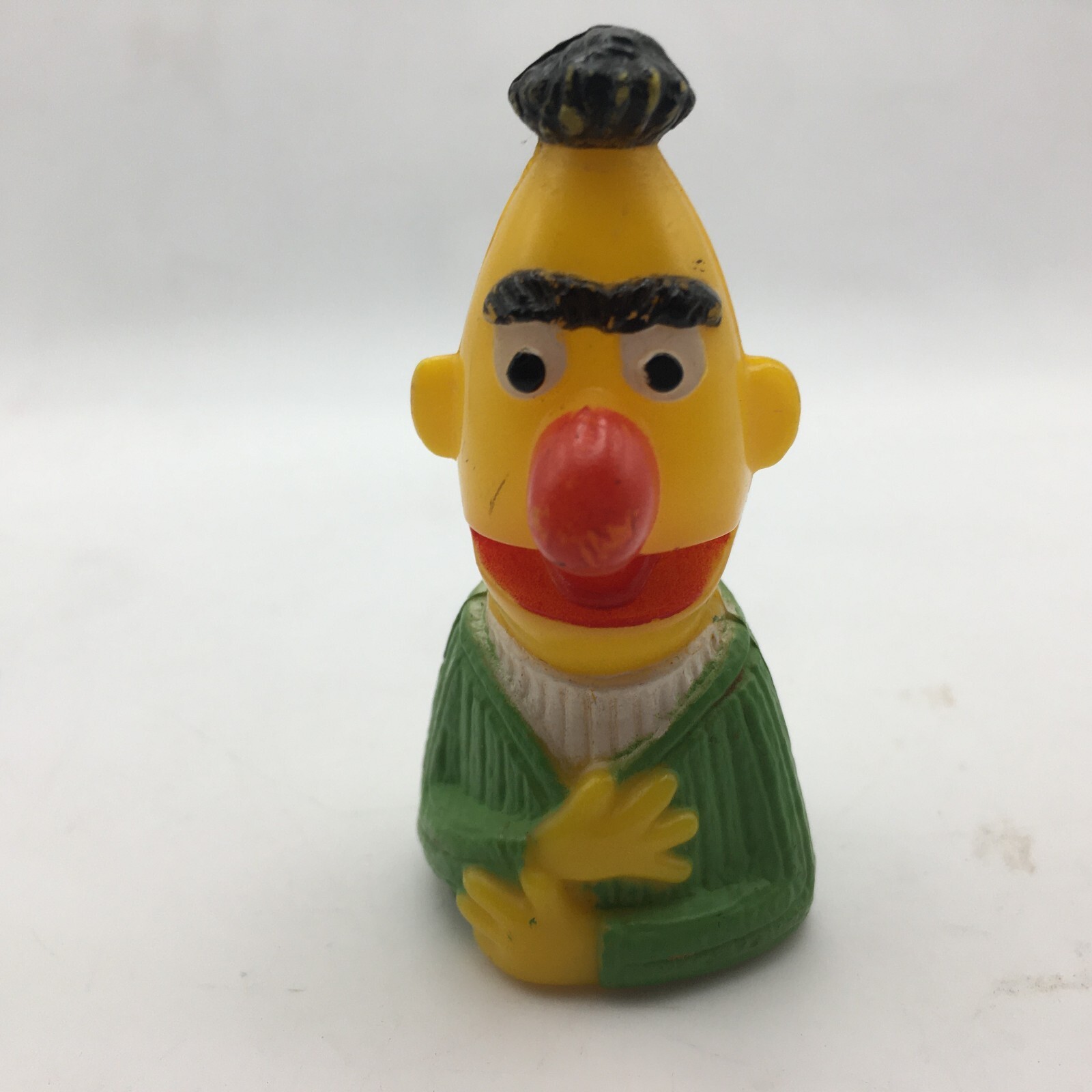 Vintage Sesame Street Bert Finger Toy Puppets Muppets Inc Hong Kong Cake Topper
