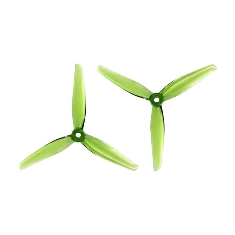 HQProp Ethix P2 5.1x2.9x3 Tri-Blade Propeller Yellow Green Mix CW CCW 4pcs