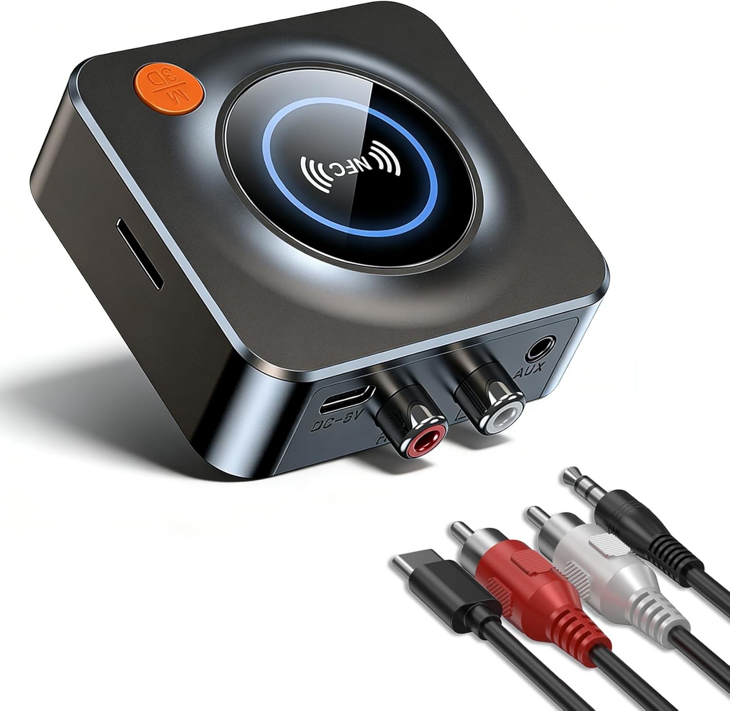 Bluetooth Receiver for Home Stereo, AUX RCA to Bluetooth Adapter for Old Speaker