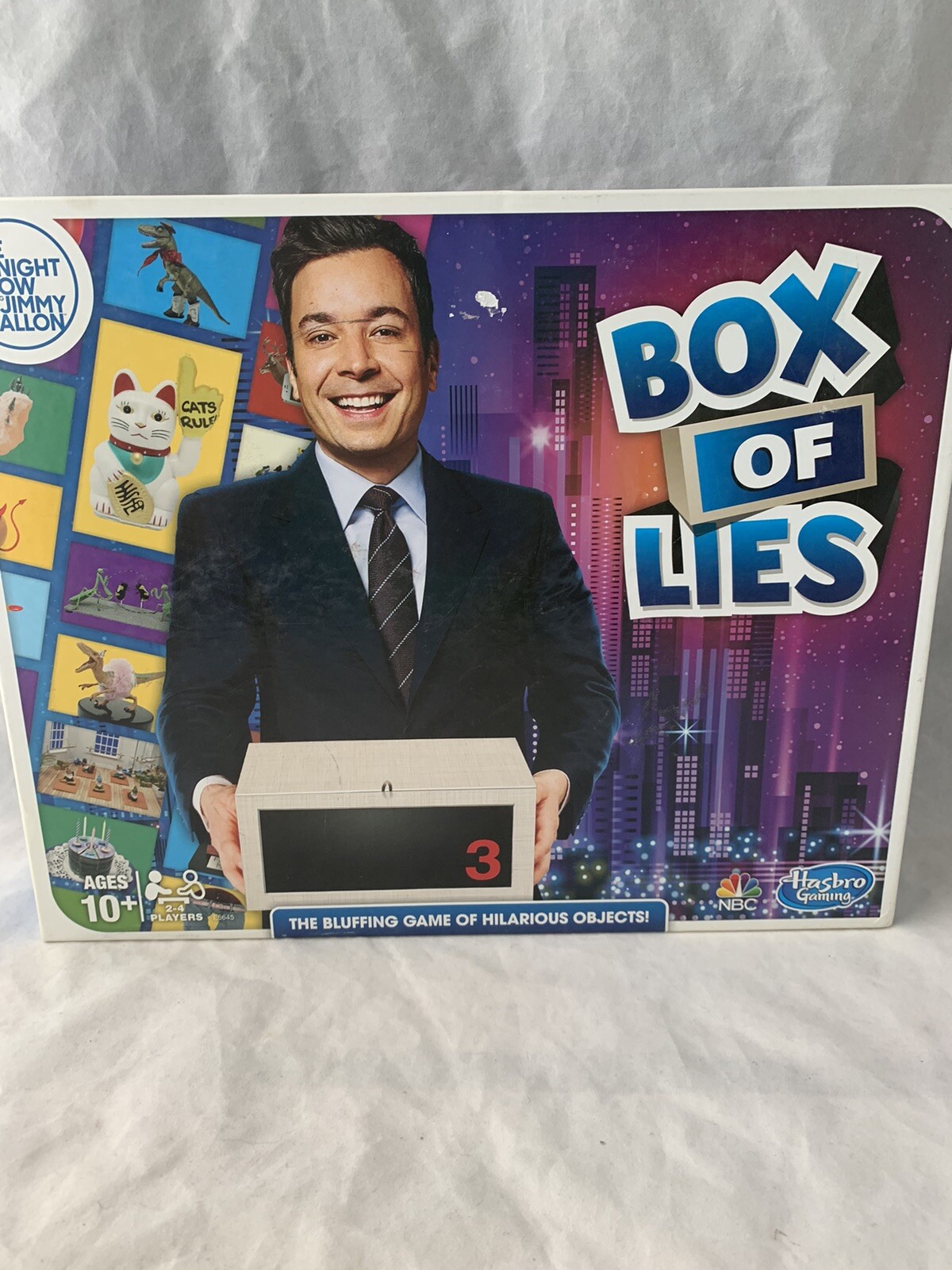 Hasbro The Tonight Show Starring Jimmy Fallon Box of Lies Party Game NIP    S5-5
