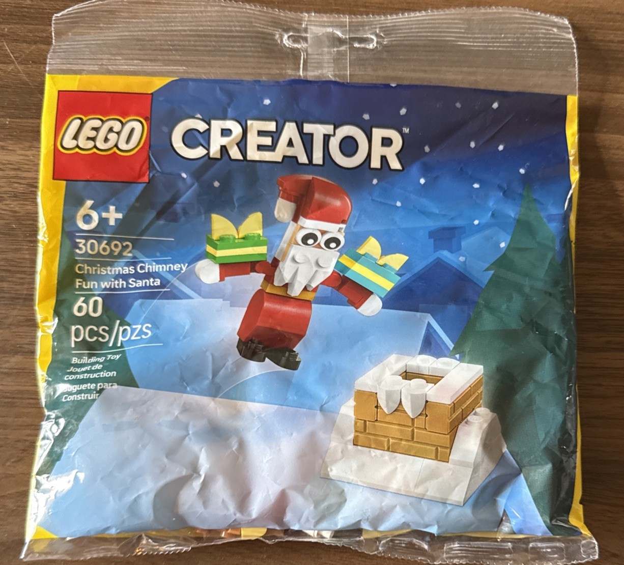 LEGO Creator Christmas Chimney Fun with Santa 30692 New In Bag