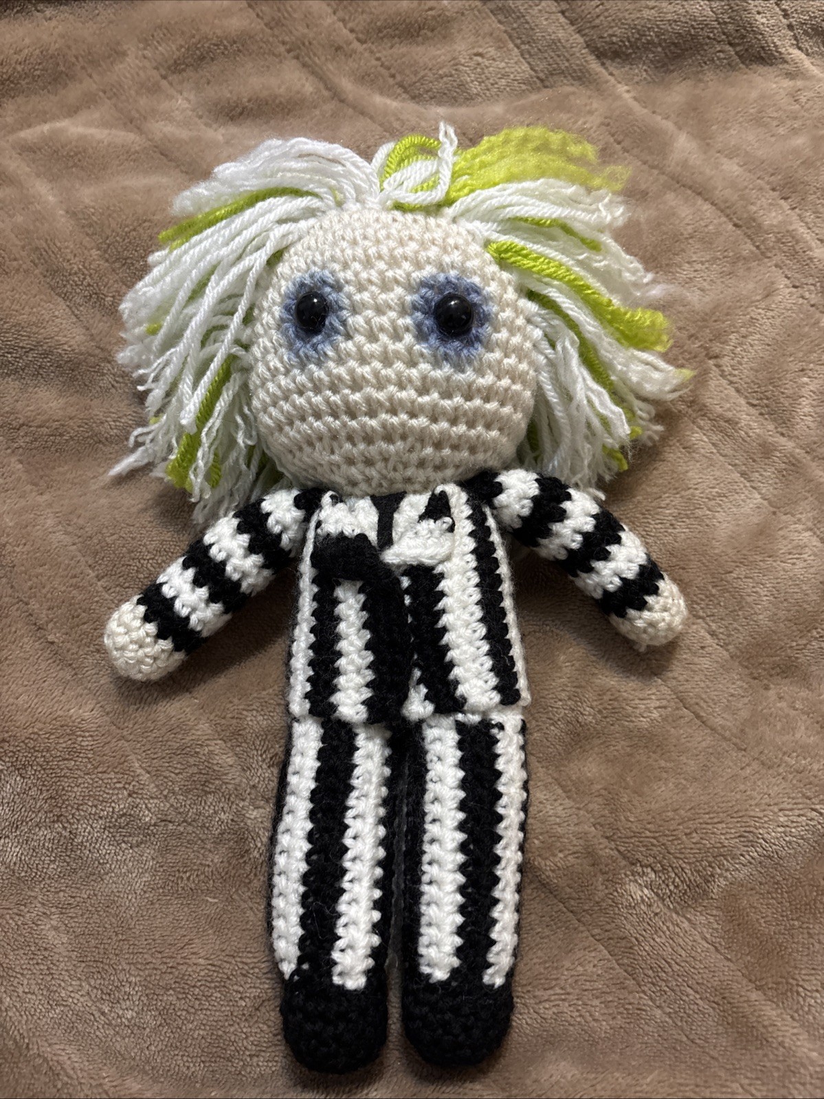 Beetlejuice Crochetted Plushie