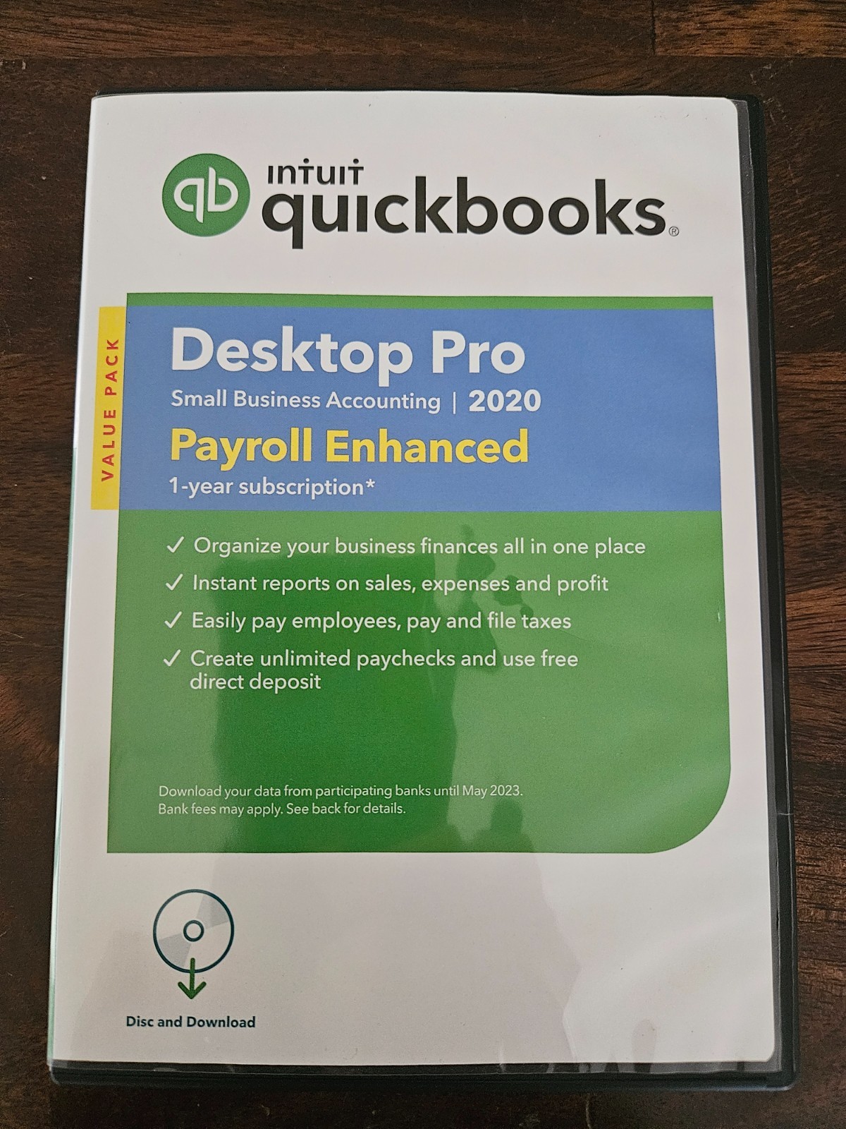 BRAND NEW! - Intuit QUICKBOOKS DESKTOP PRO 2020  = NOT A SUBSCRIPTION =