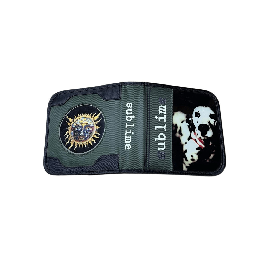 Vintage Y2K Sublime CD Holder Case Zipper